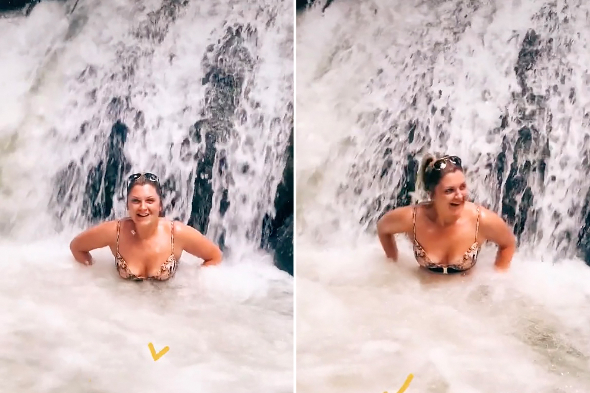 Best of Bikini top falls off