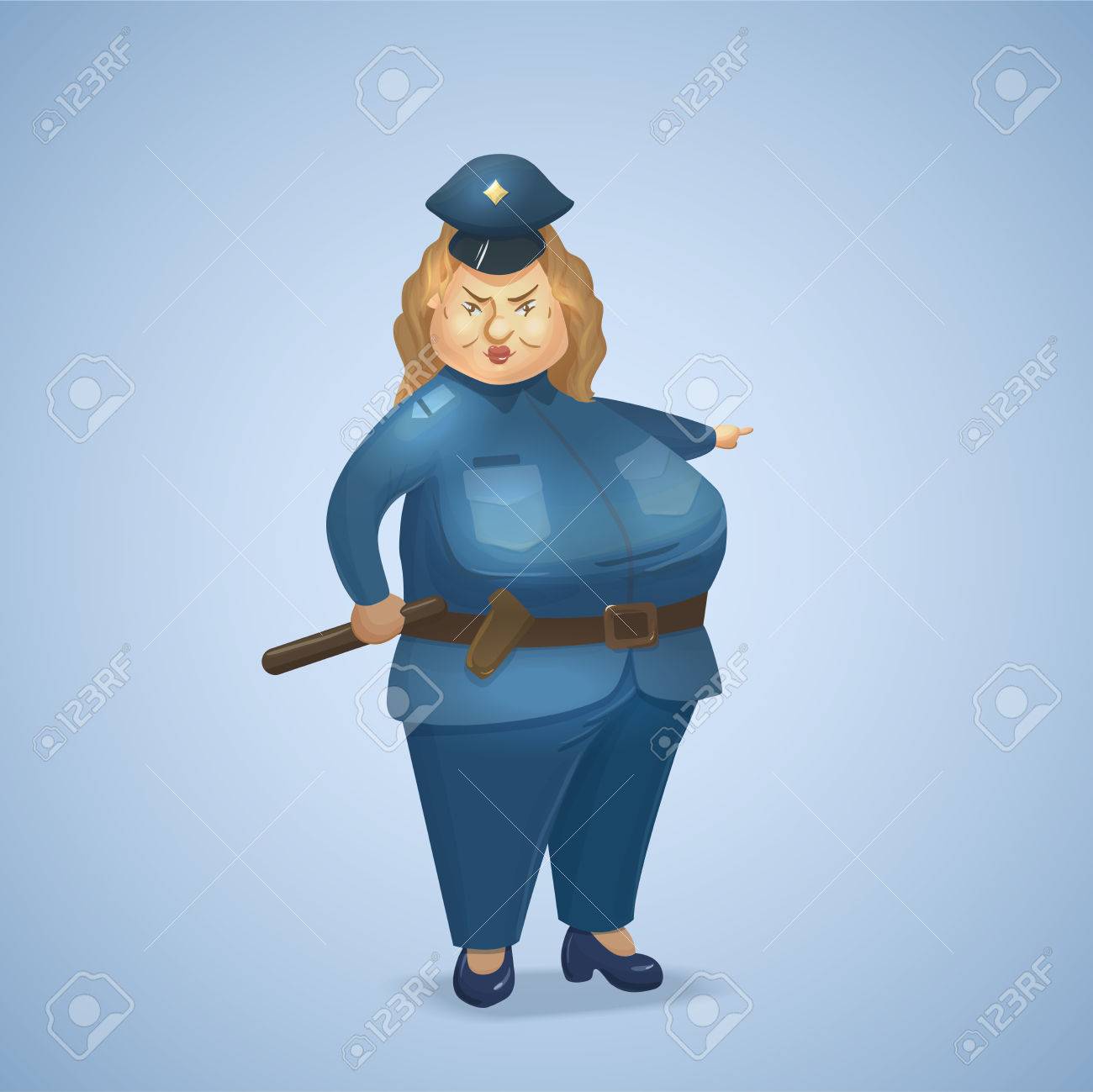 Fat Policewoman znyo thumb