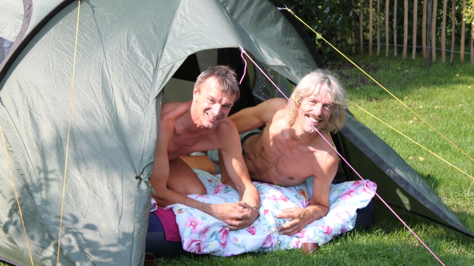 don lever add men camping nude photo