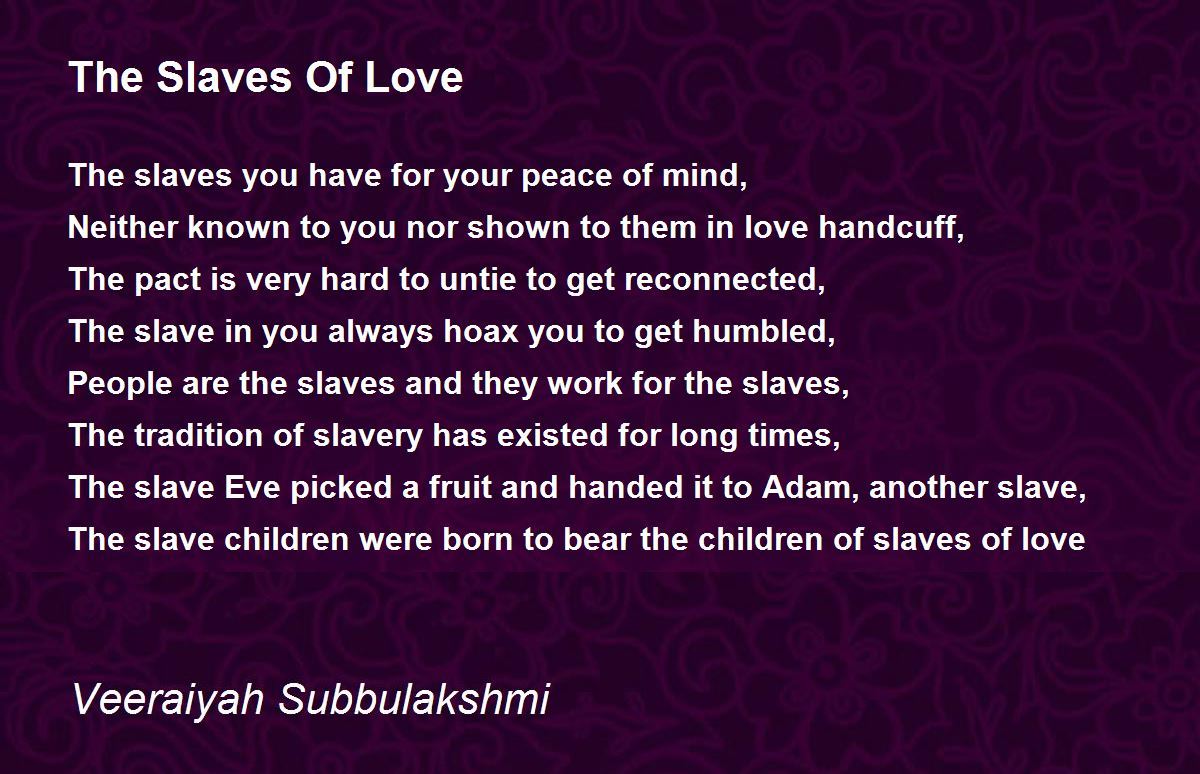 Best of Slaves in love