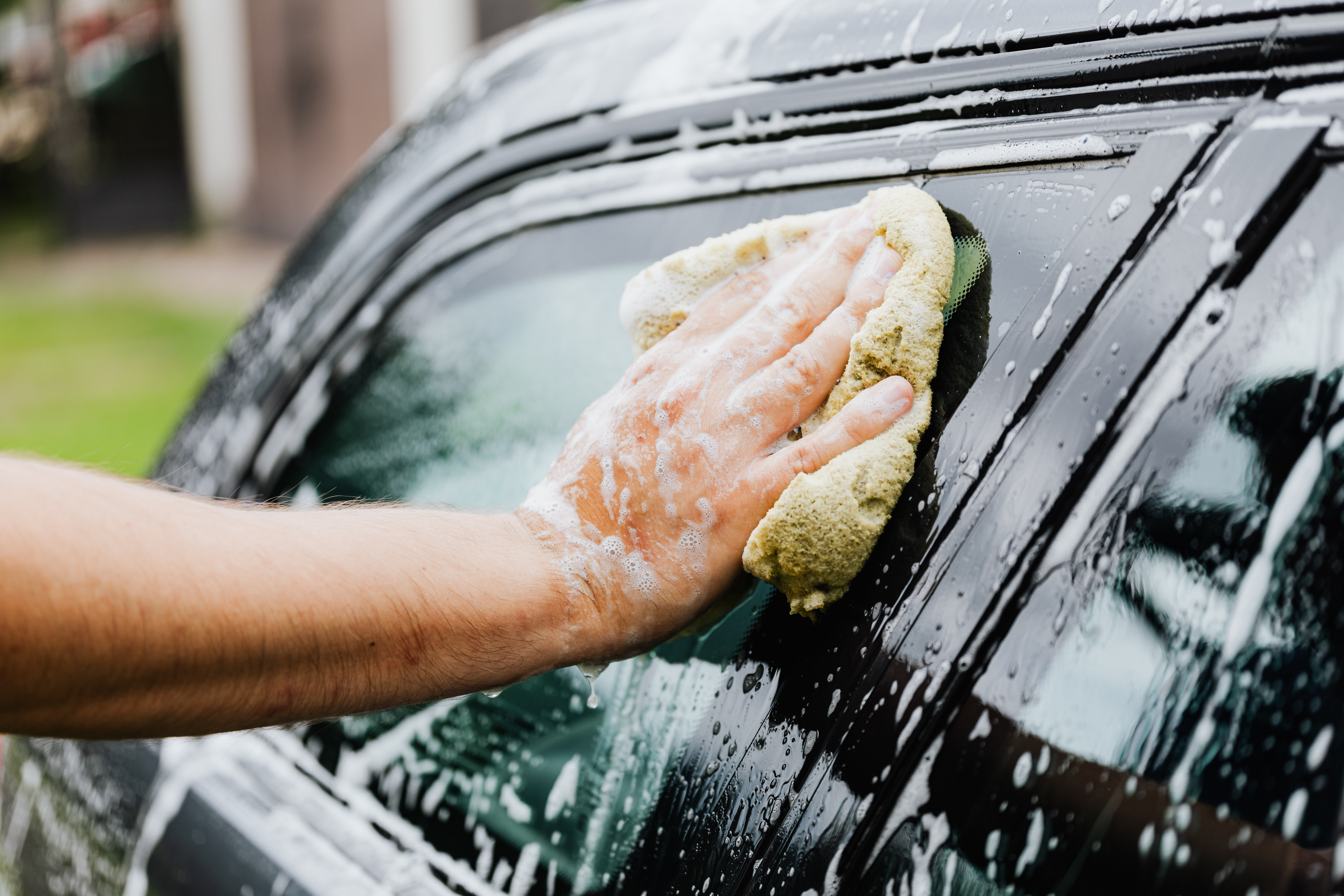 Best of Naked car cleaning