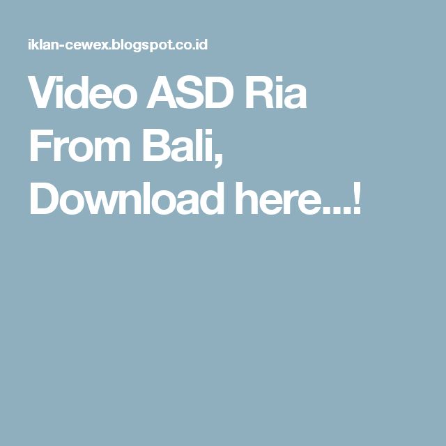 asd ria bali