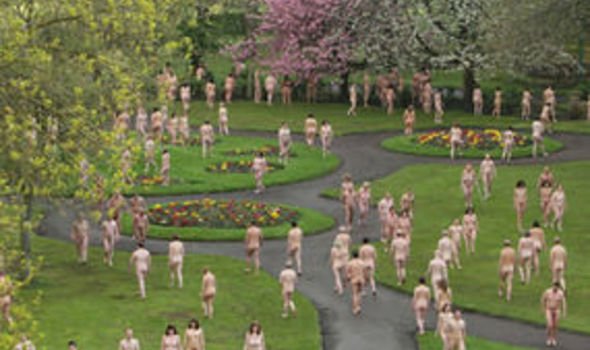 Best of Naked in a park