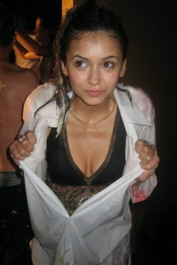 ap junior share nina dobrev tits photos