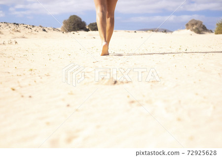 nude beach walkers