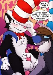 Cat In The Hat Porn opens wide