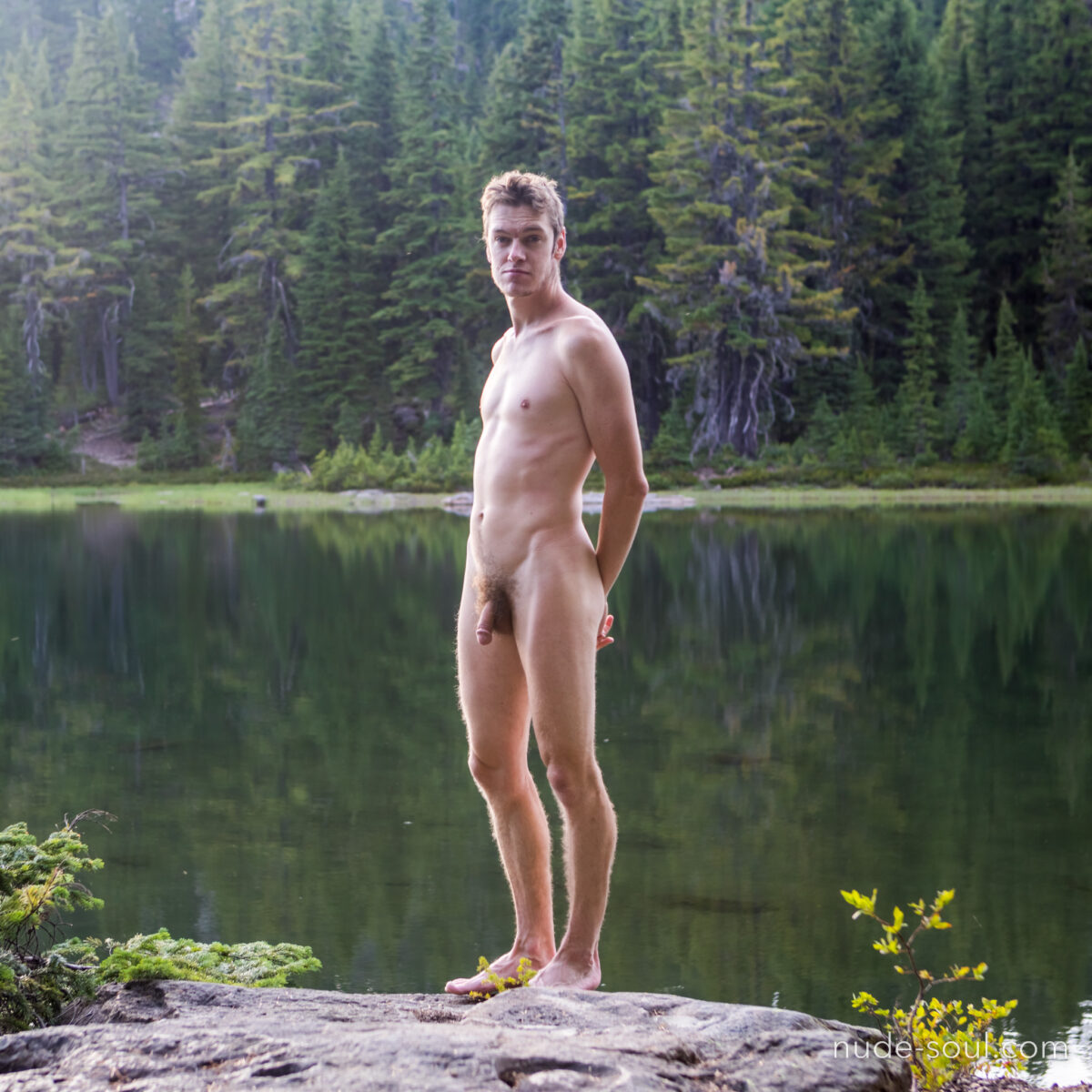 Best of Man naked outside