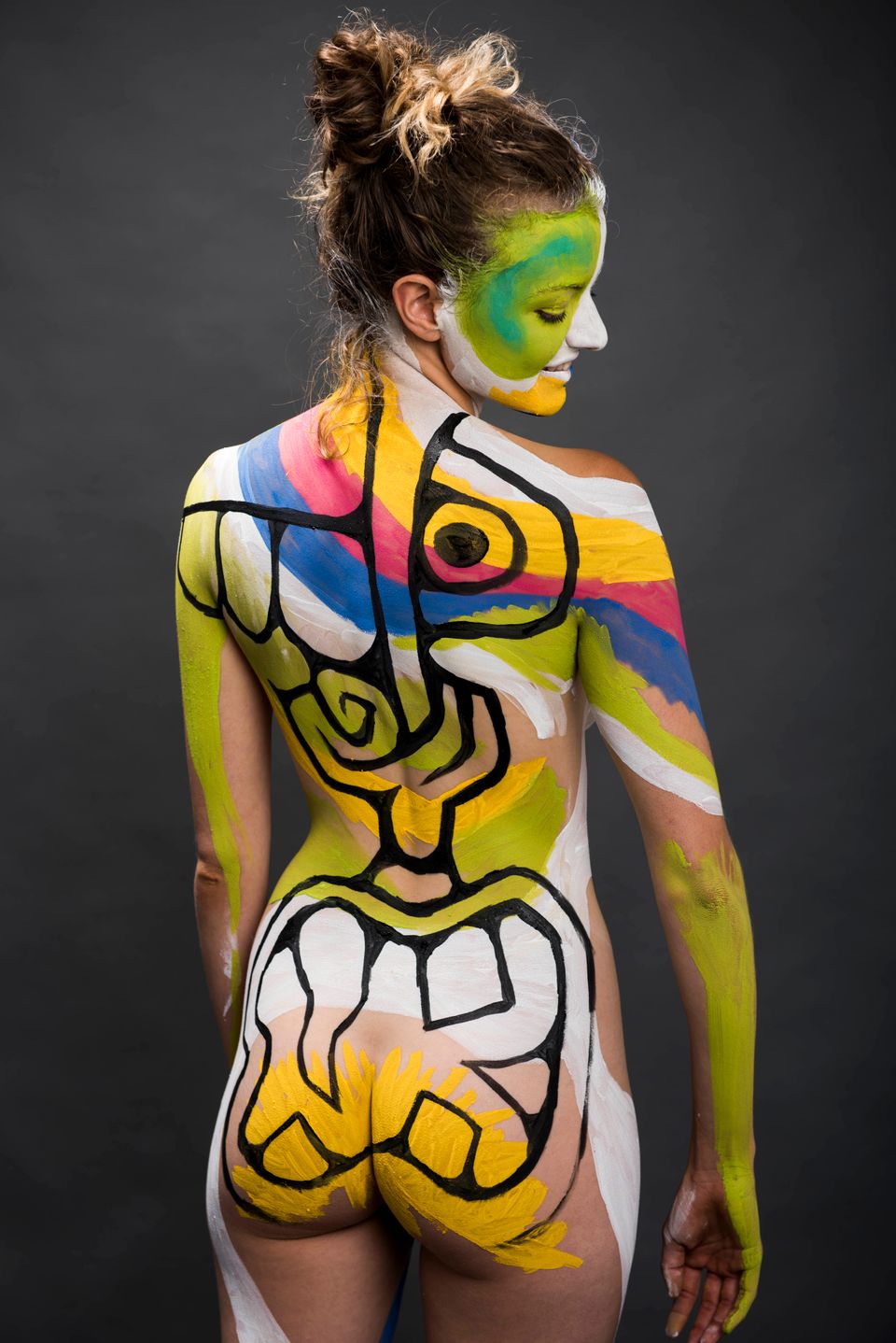 full nude body paint