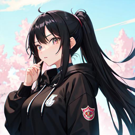 brandon session recommends anime girl long black hair pic