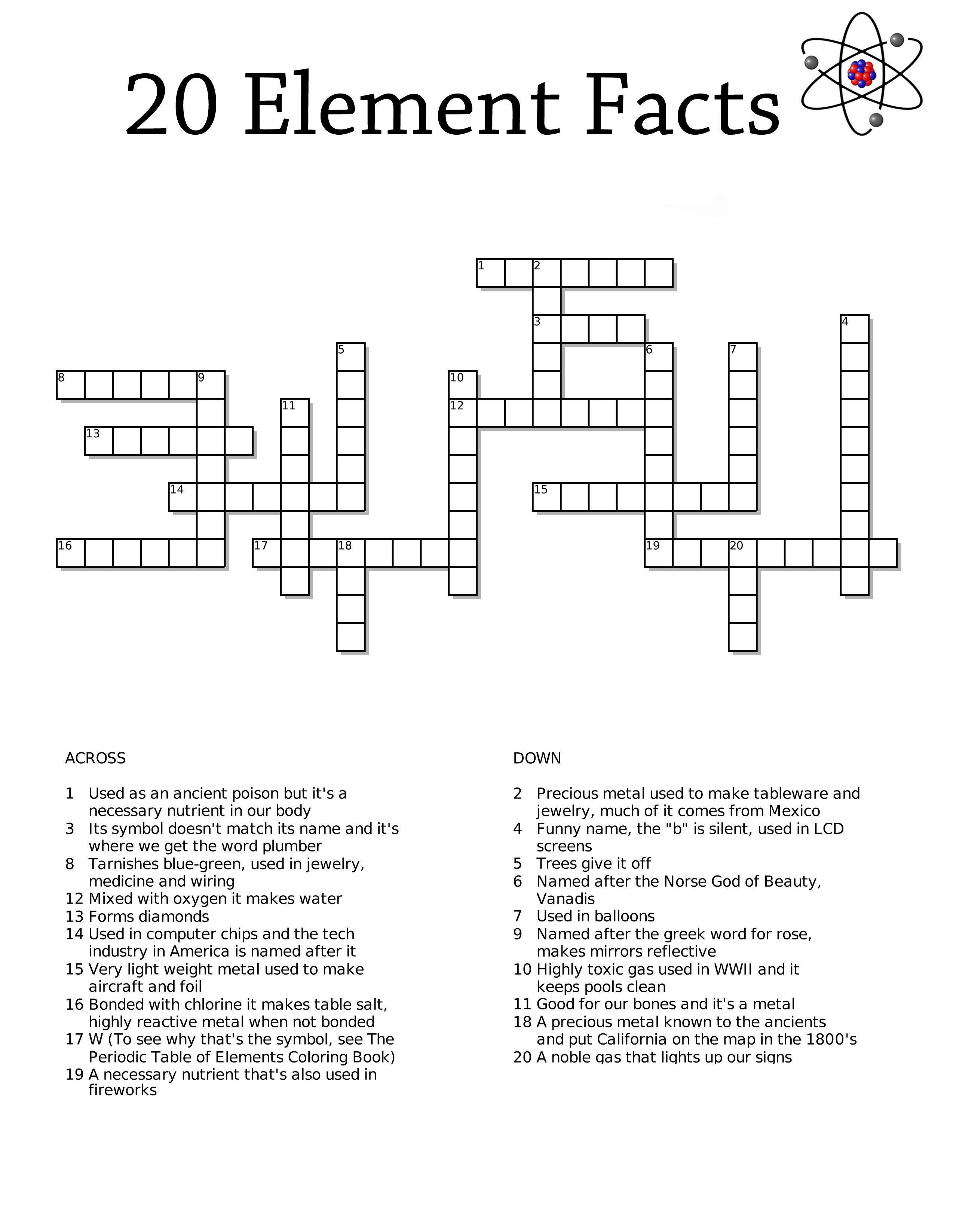 Best of Our bodies need 20 crossword