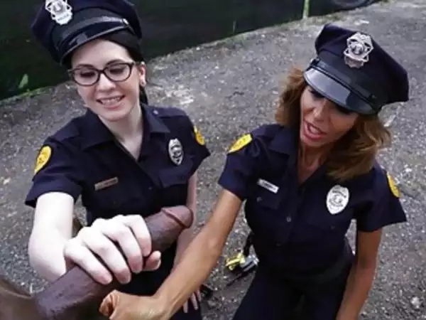 bertha alicia rodriguez recommends lyla lali and norah gold take bbc on patrol car pic