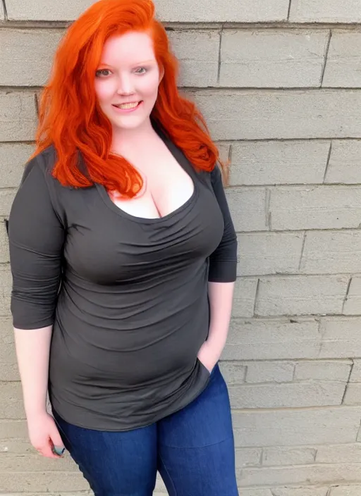 Redhead Bbw Naked superior wi