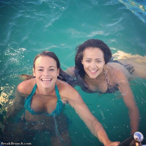 abraham hammond share nathalie emmanuel bikini photos