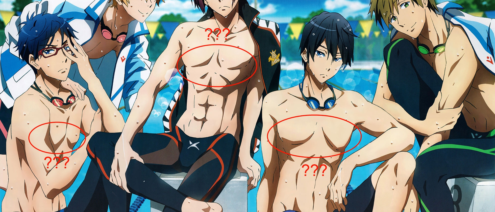 Best of Naked anime men