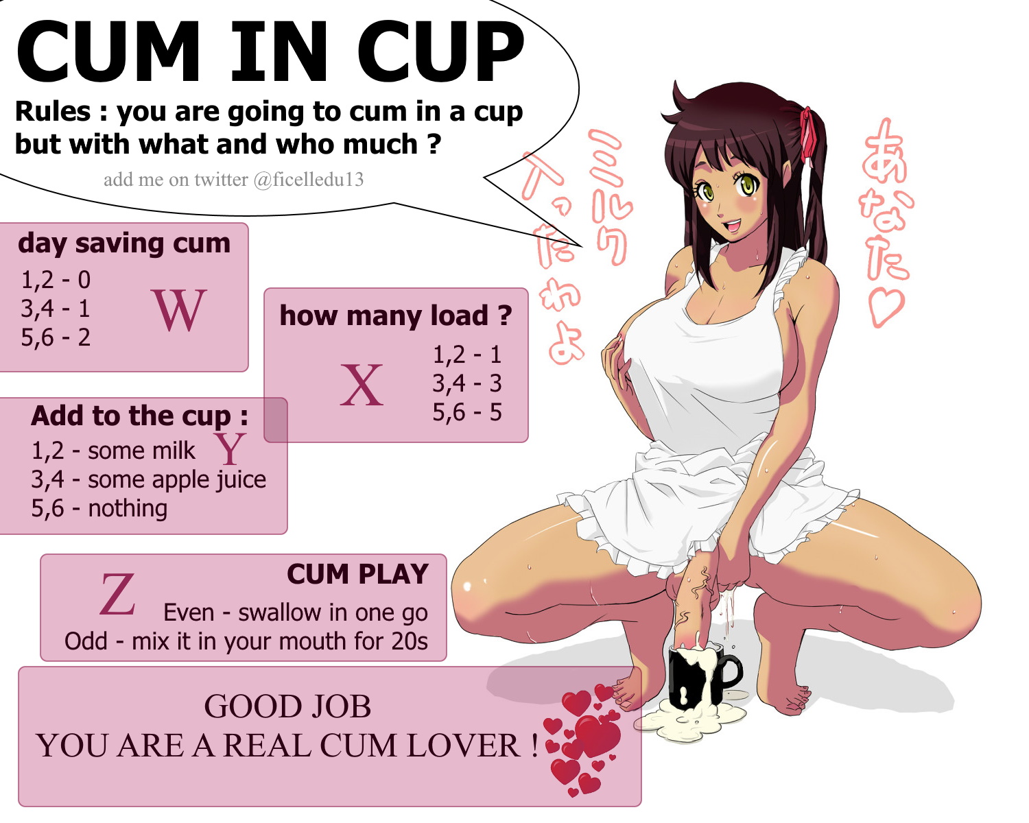 chase meister recommends cumming in a cup pic