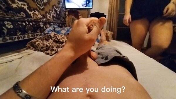 Best of Jerking off on my sister