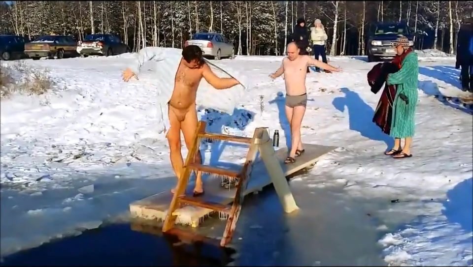 david plaster add photo ice bath nude