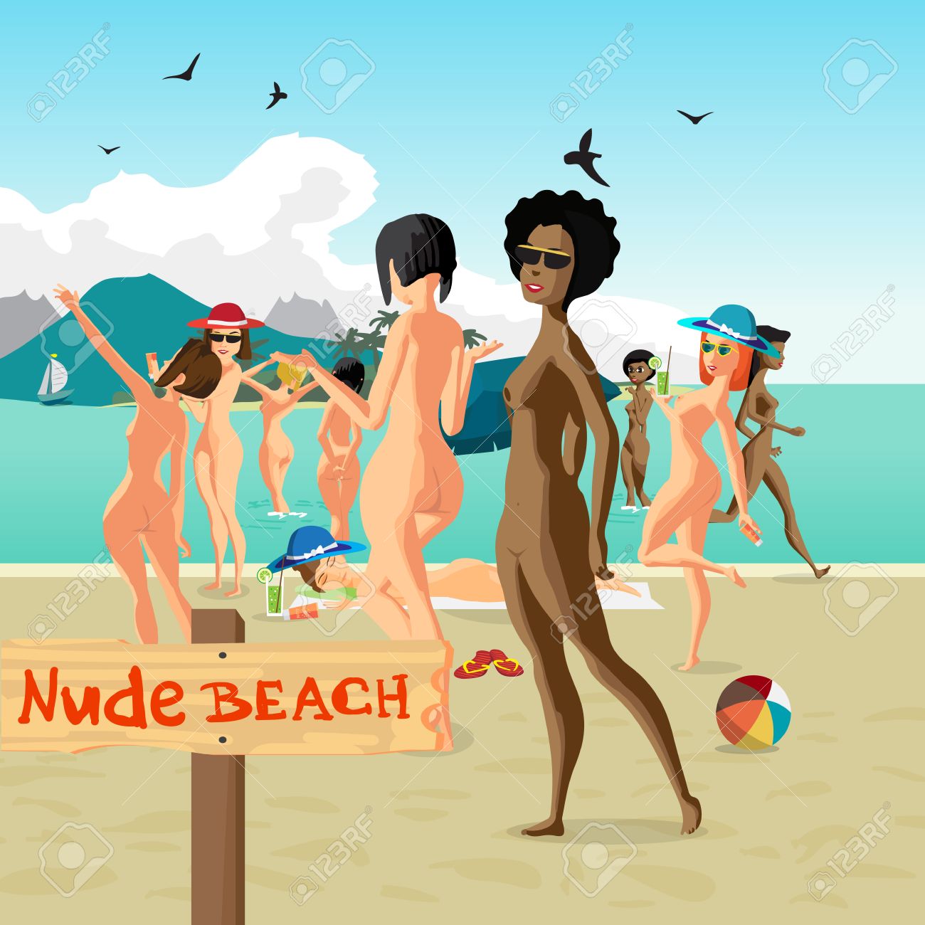 catherine barnachea add photo nude beach group