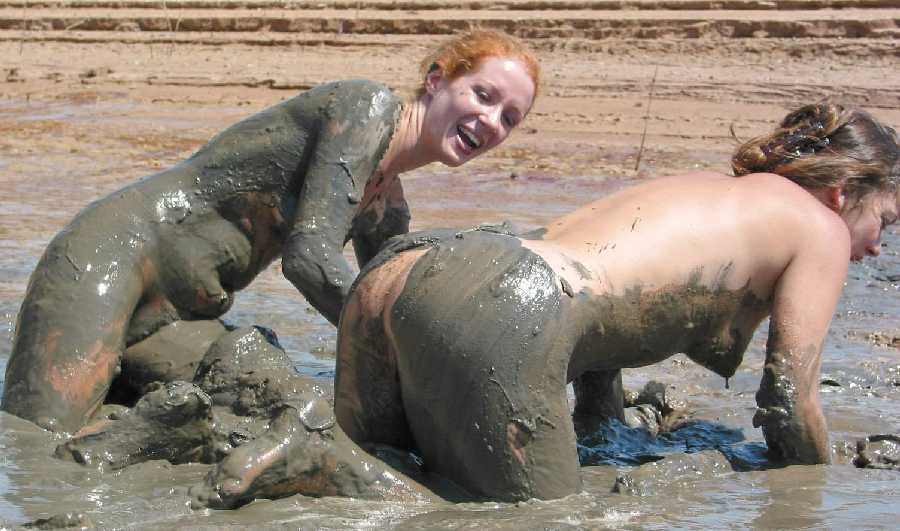 Best of Naked women mud