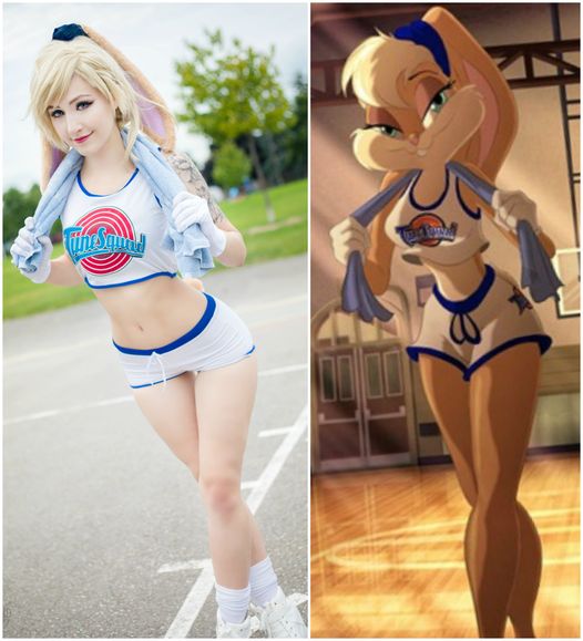 bobbie dowdy share lola bunny cosplay photos