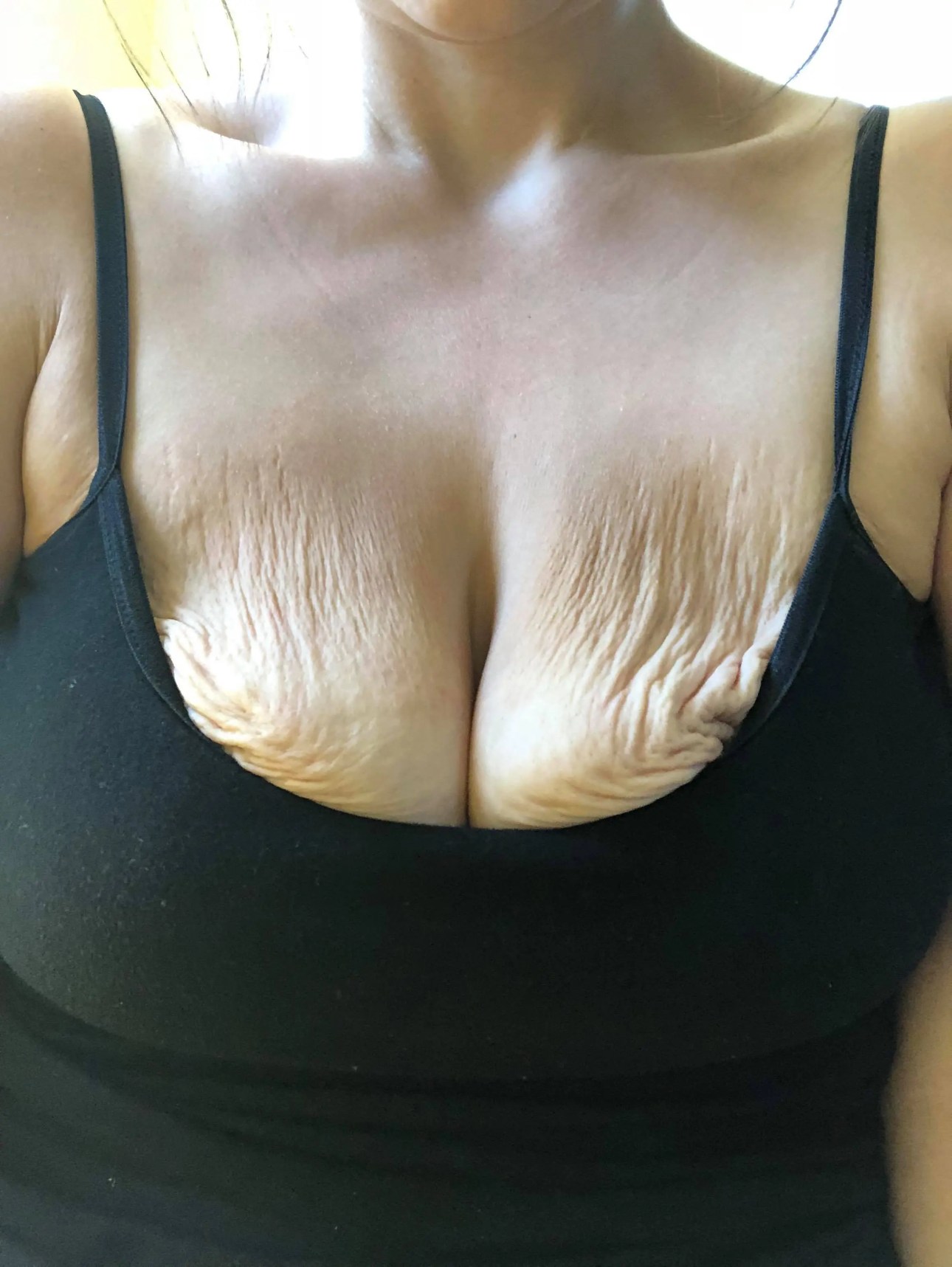 small saggy mature tits