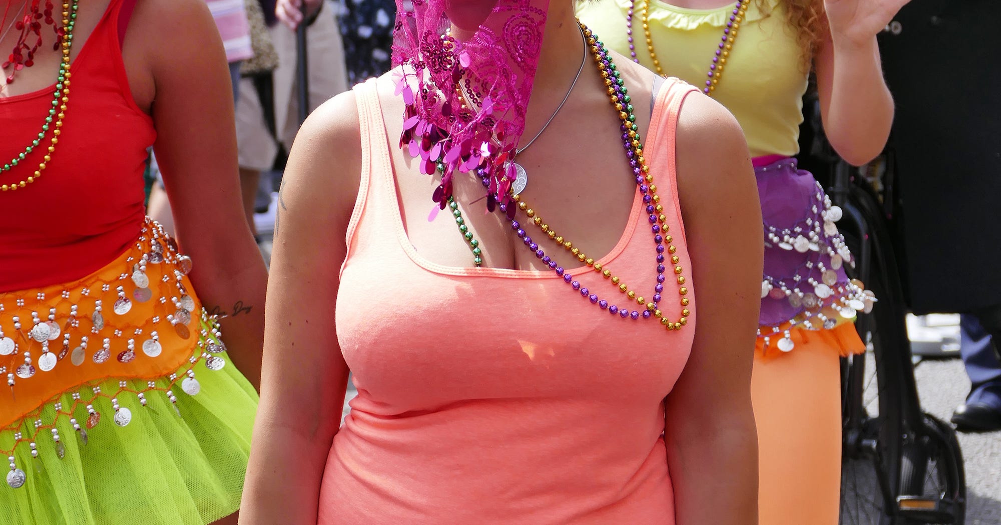 cristina maling add mardi gras breast flashing photo