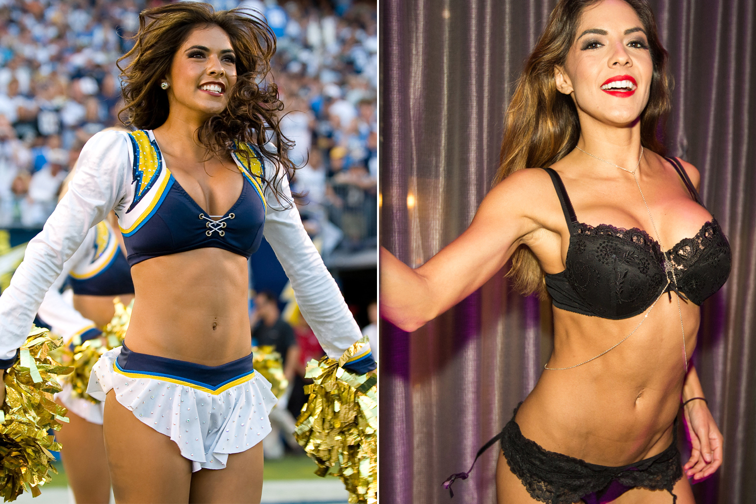 aj kitchen recommends sexy cheerleader strip pic