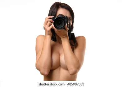 nude women on camera