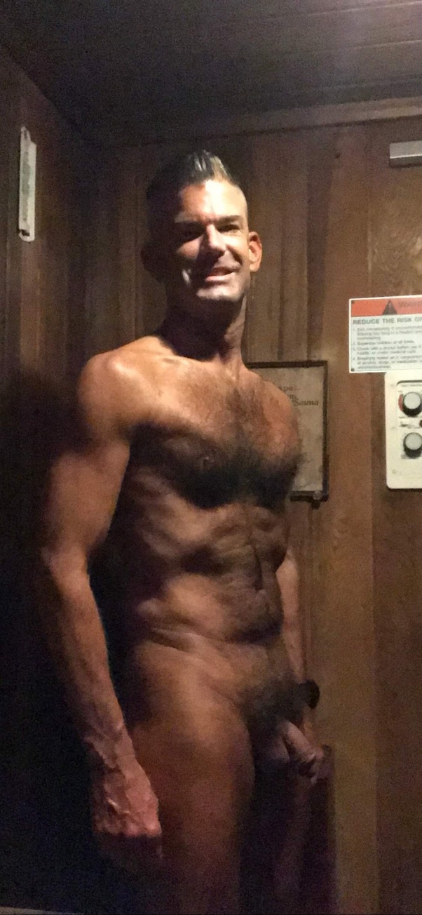 Best of Nude man in sauna