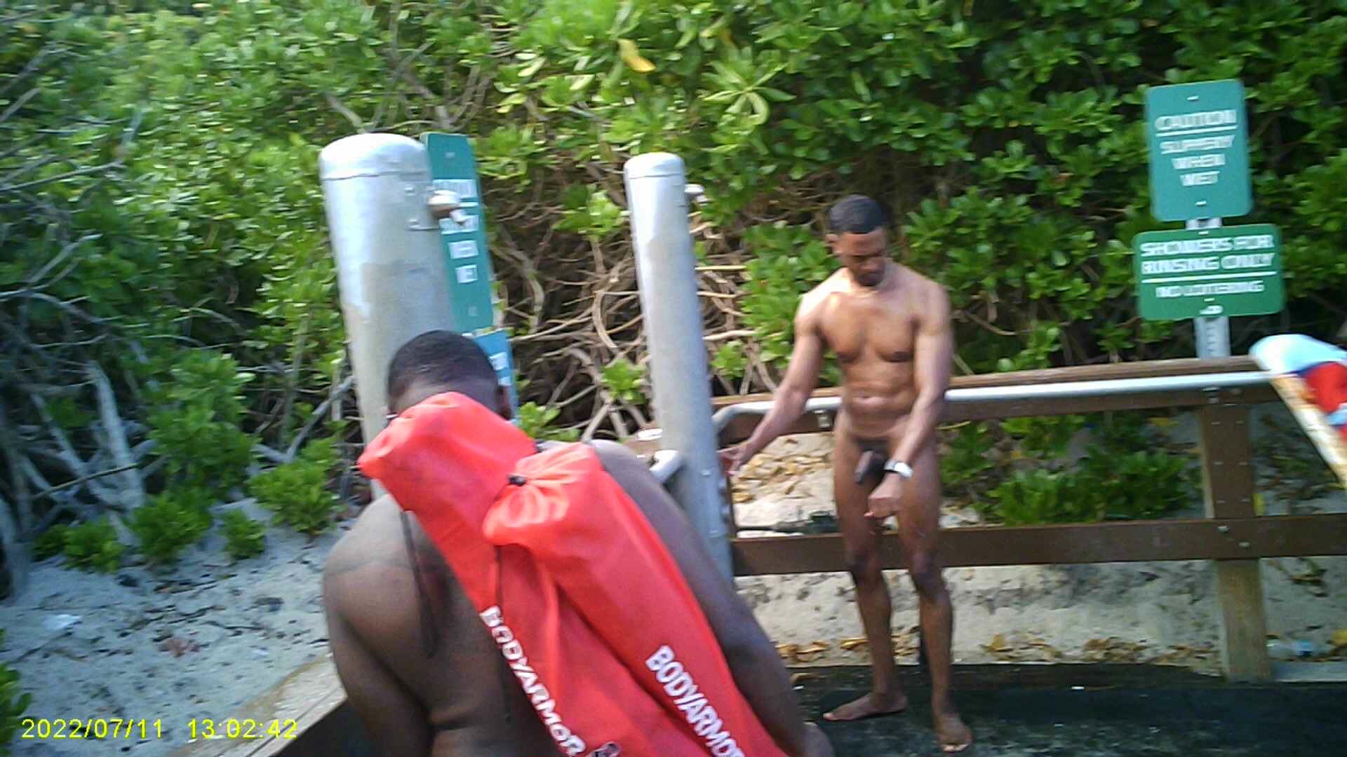 bernard d share outdoor shower voyeur photos