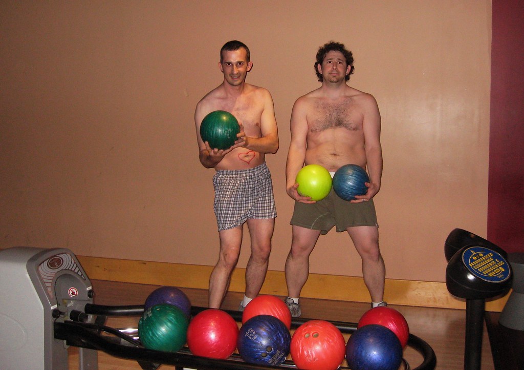 naked bowling