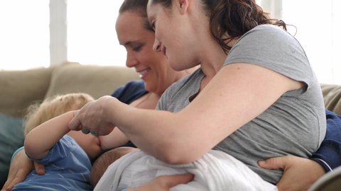 lesbian adult breastfeeding