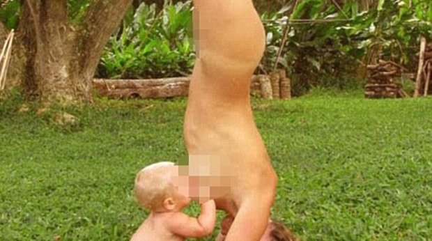 chris frymire add naked yoga with mom photo