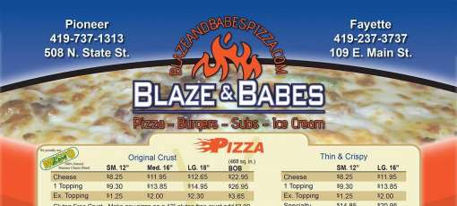 barbara blumenfeld recommends Blaze And Babes Menu