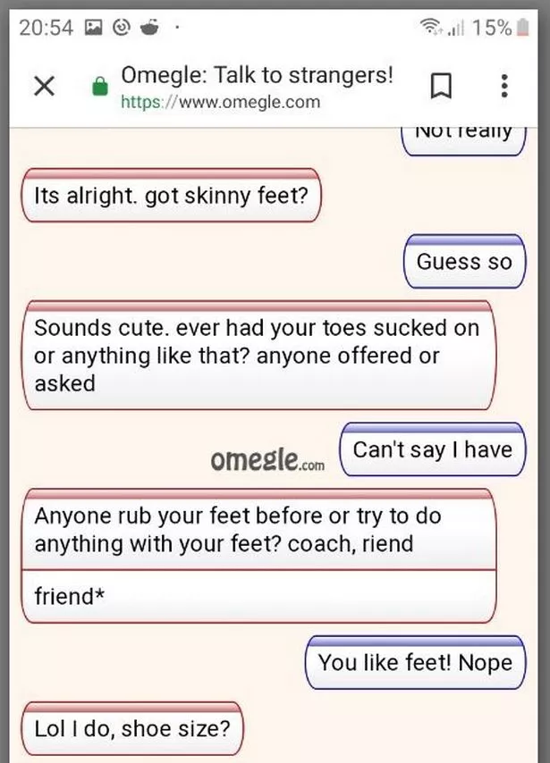 arley gray recommends Omegle Feet Porn