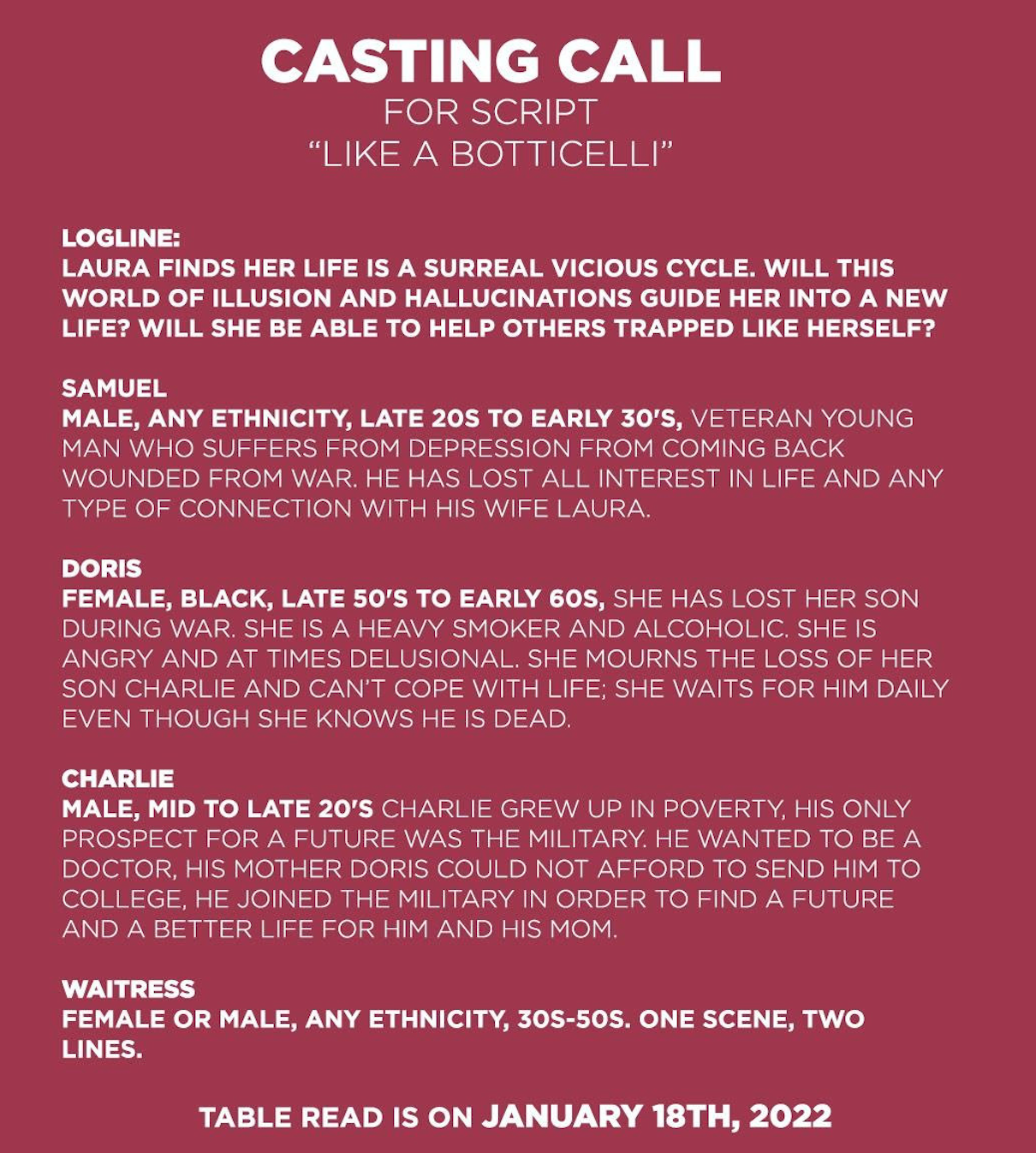 anna marie soriano recommends Casting Call By Thecount