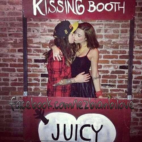 ari schwab add lesbian kissing booth photo