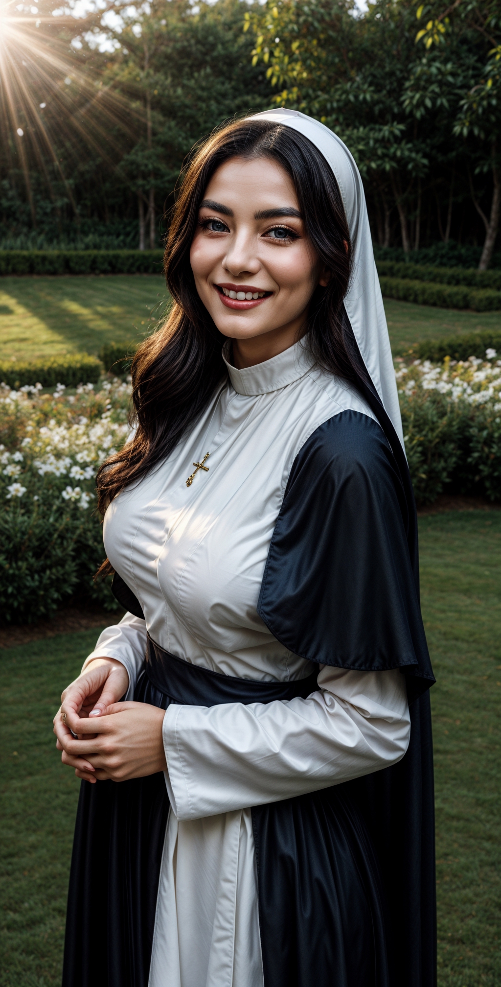 nun with huge tits