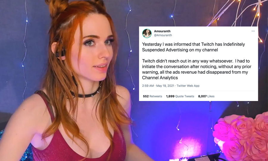 carol ciroli recommends Amouranth Nipple