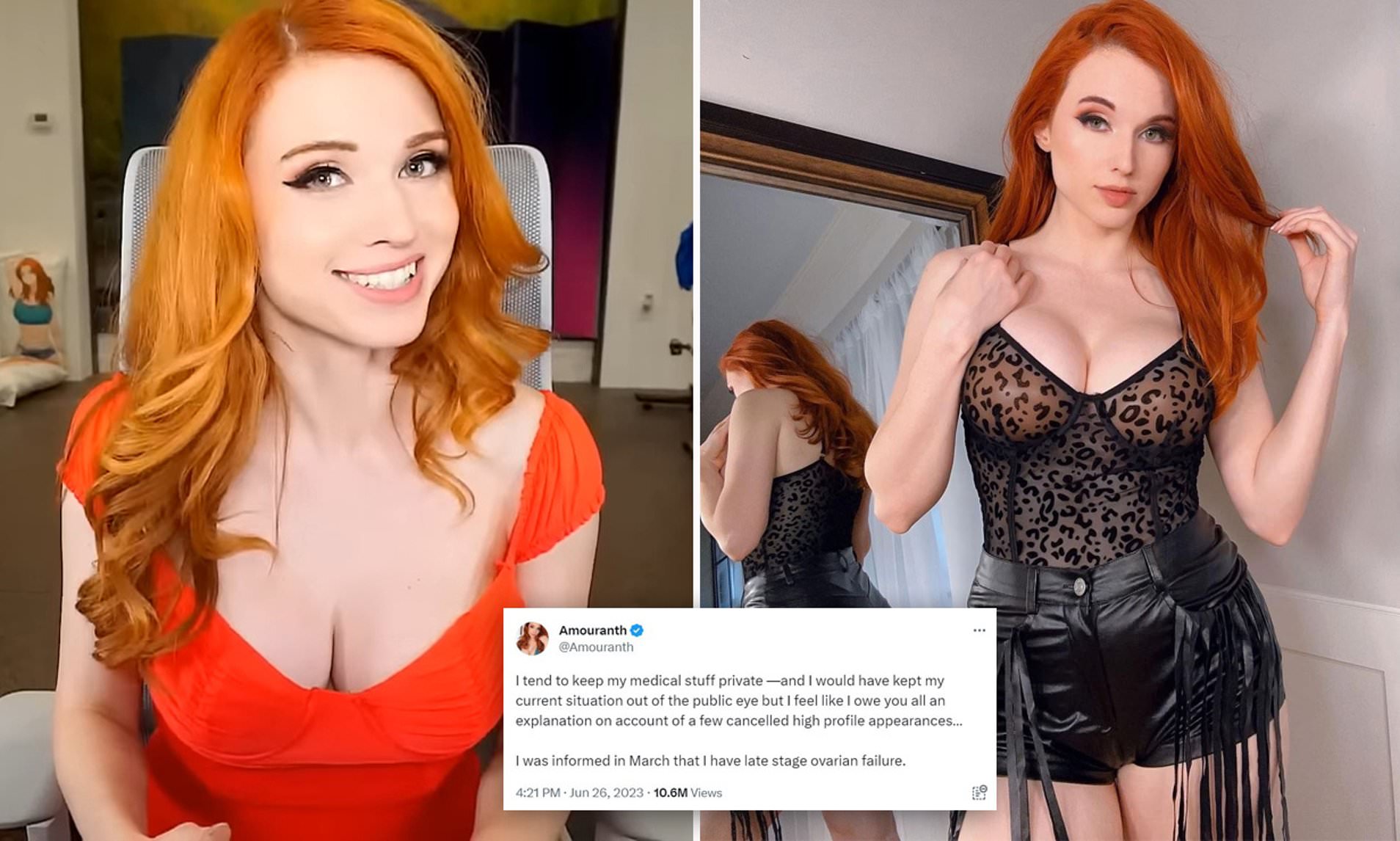 Best of Amouranth nude face