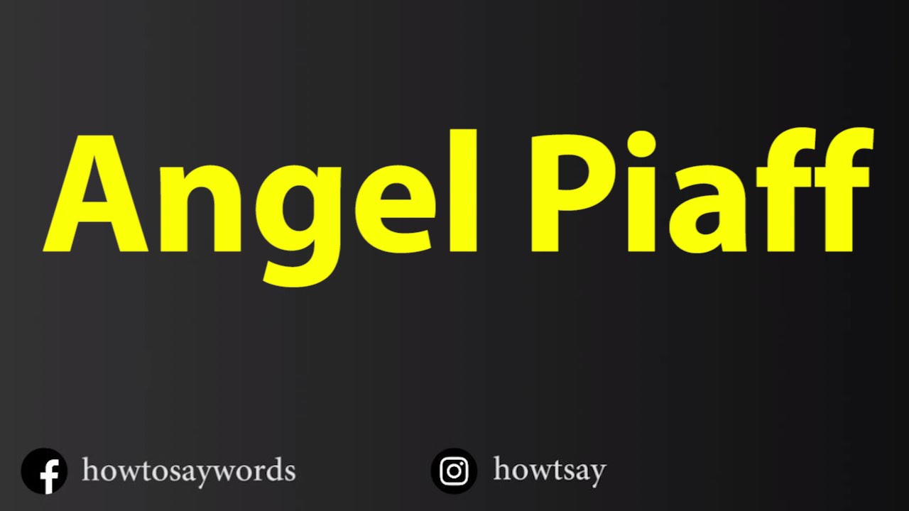 anna wegner recommends Angel Piaff