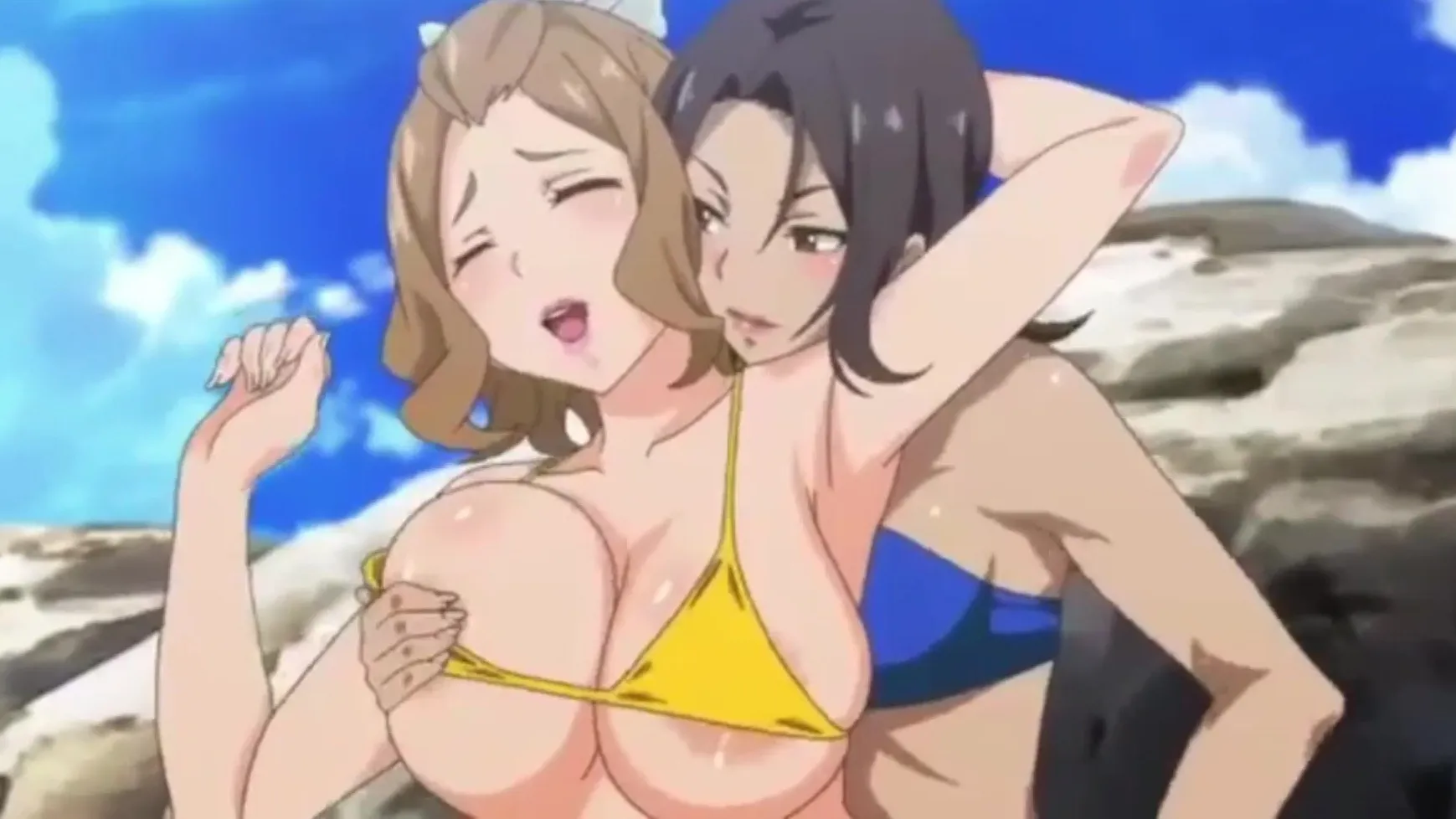 Best of Anime tits lesbian