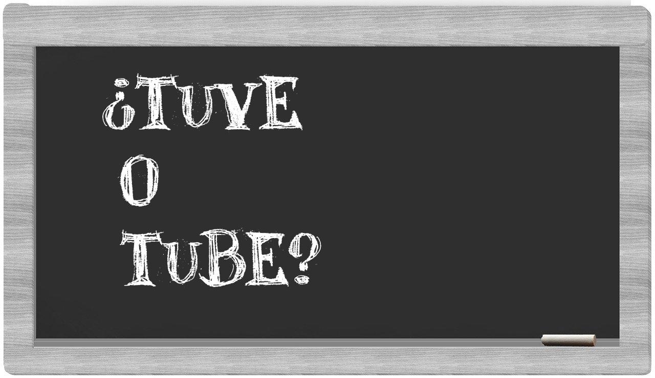 dawit t recommends tuve o tube pic