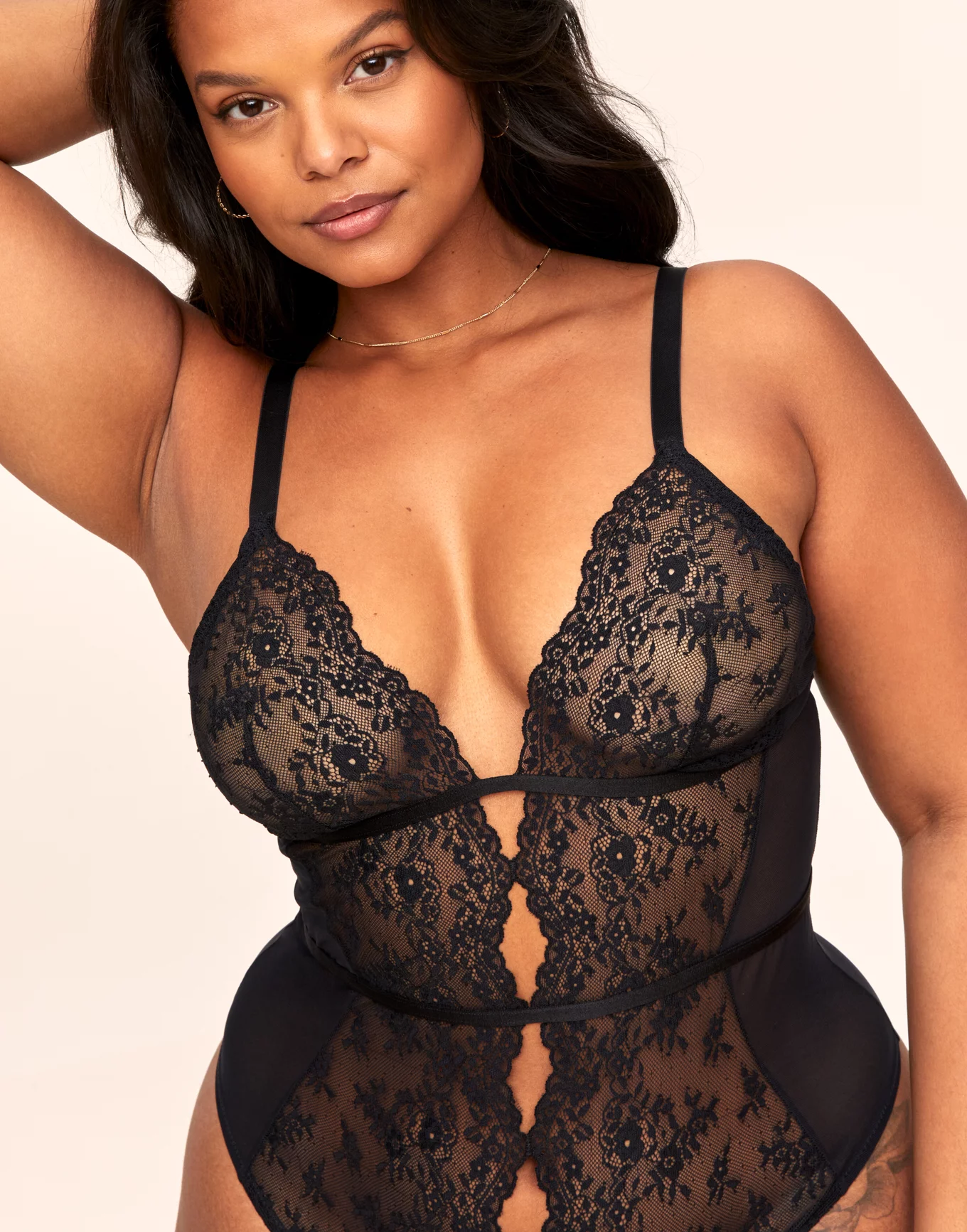 bbw crotchless lingerie