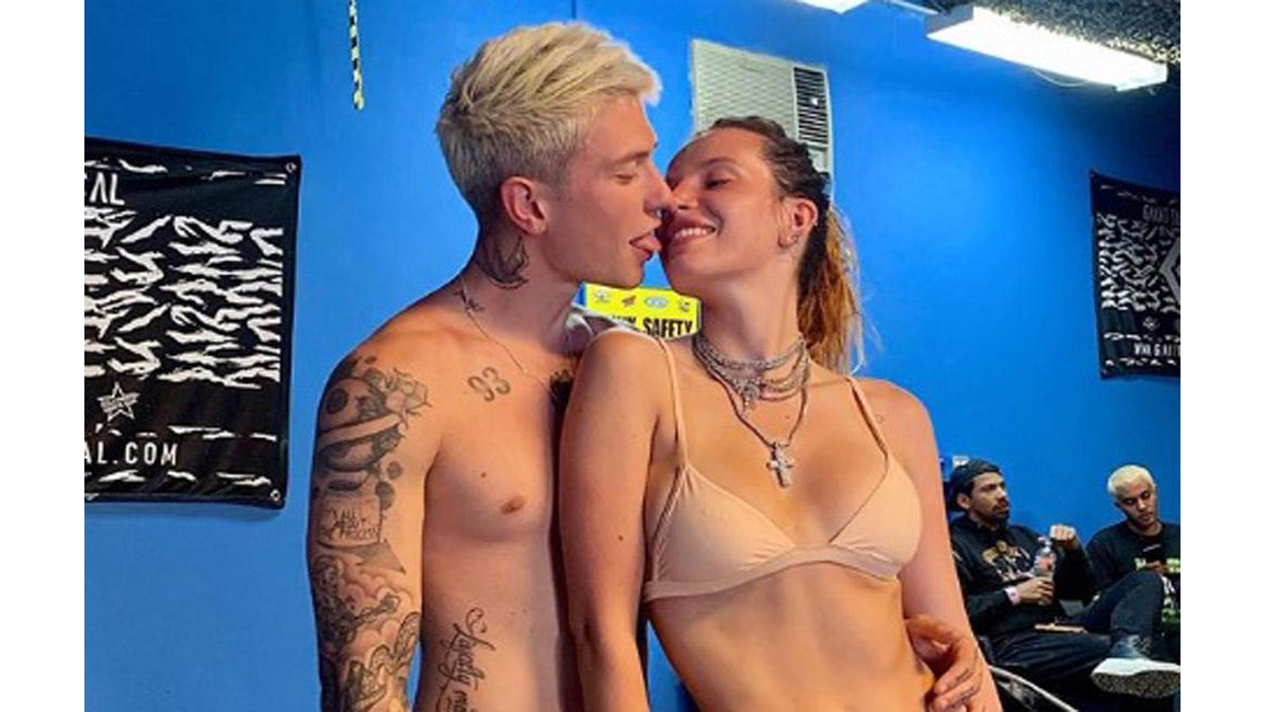 chad sebring share bella thorne racy pics photos