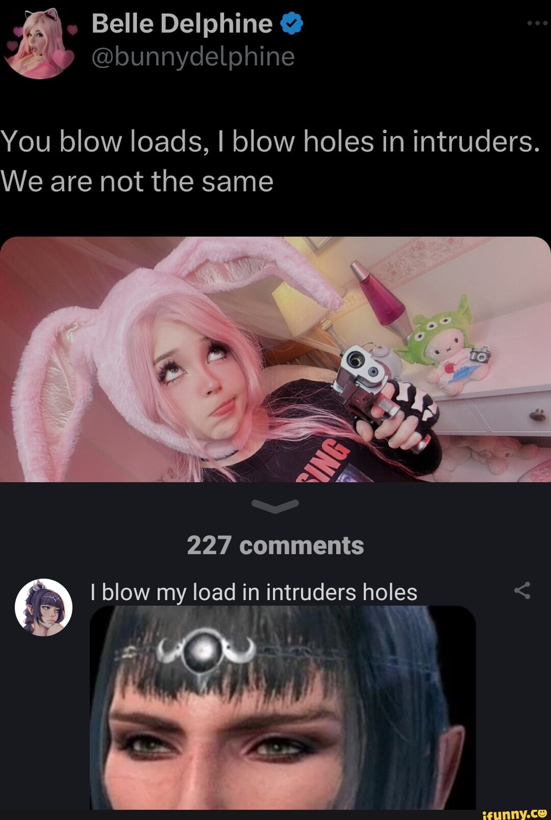 belle delphine blow