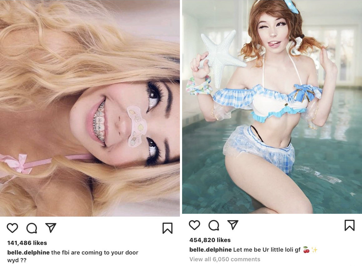 chris mangels recommends Belle Delphine Porn Nudes