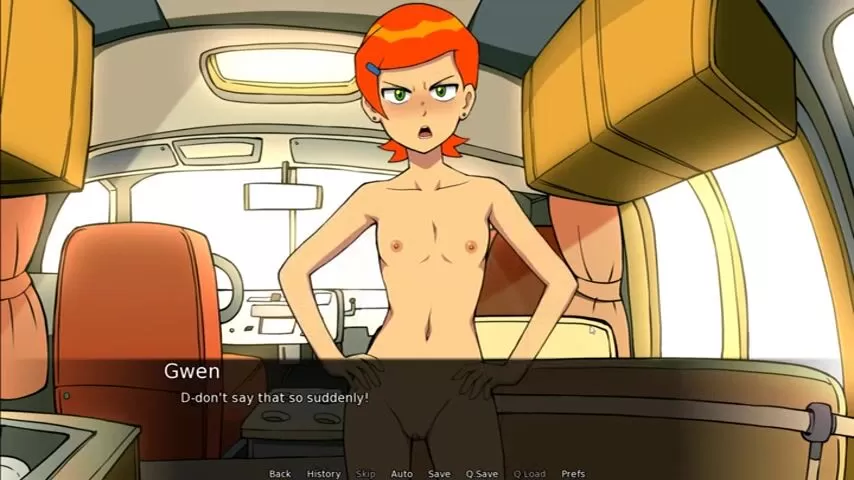 Ben 10 Gwen Nude hairy anal