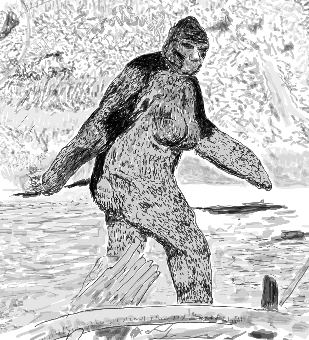 bigfoot with tits