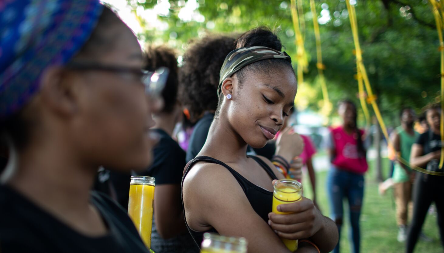 Black Women Stripping a sample